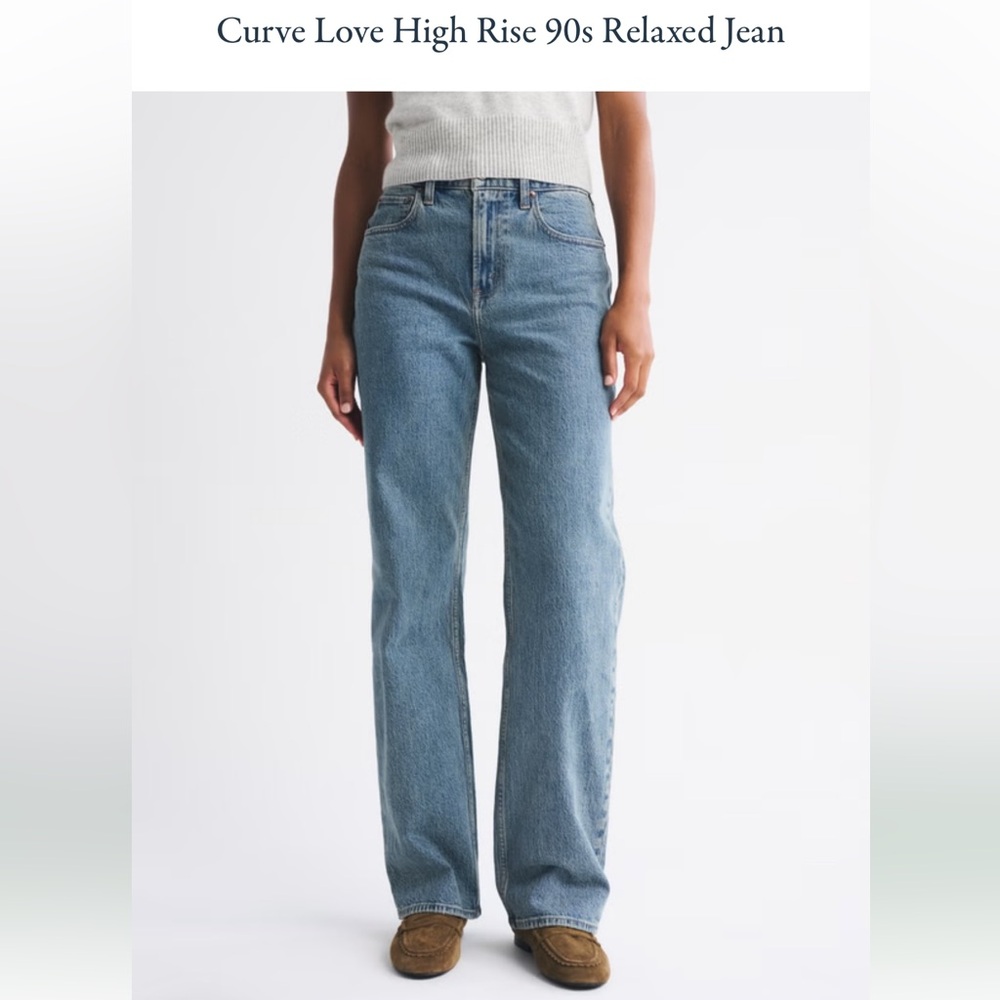 Abercrombie & Fitch Light Blue Straight Leg Jeans